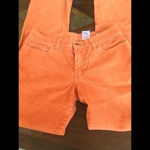 Orange Corduroy Levi pant